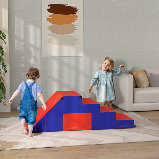 2-Piece Baby Foam Climber Set for Toddler Playtime