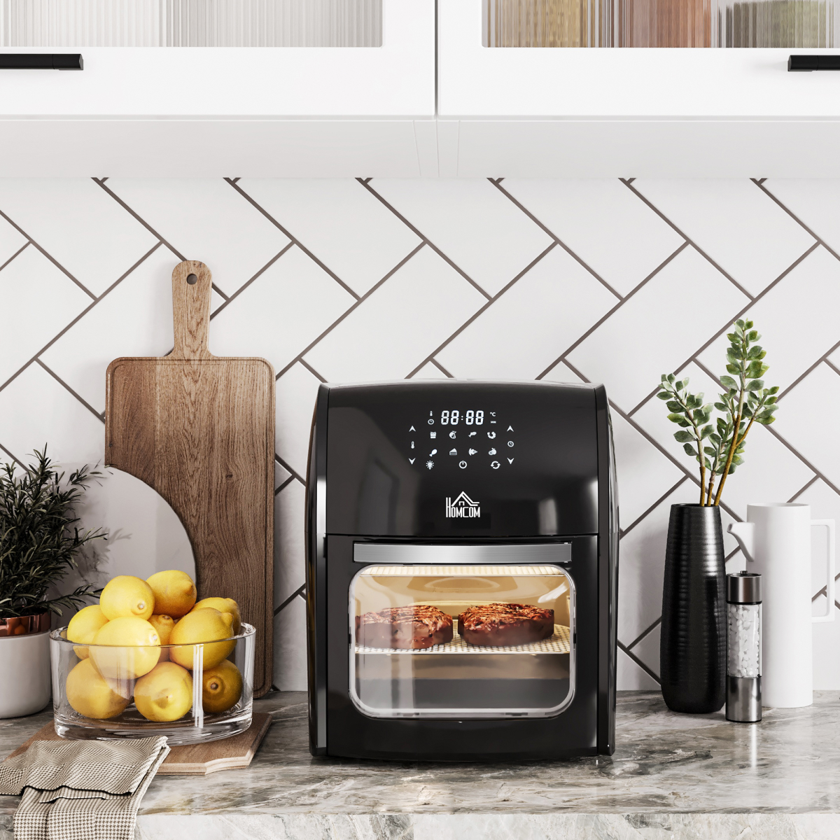 12L 8-in-1 Air Fryer Oven - Healthier Cooking Made Easy!