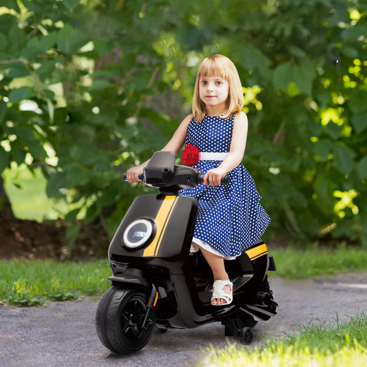 AIYAPLAY 6V Kids Electric Motorbike with Lights