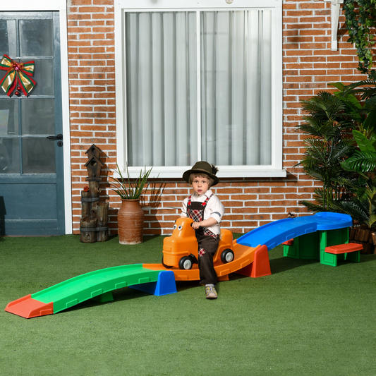 Up & Down Kids Roller Coaster with Non-Slip Steps (Ages 2-5)