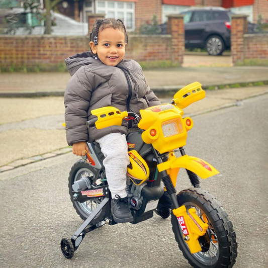 Vibrant Kids Electric Ride-On Motorcycle