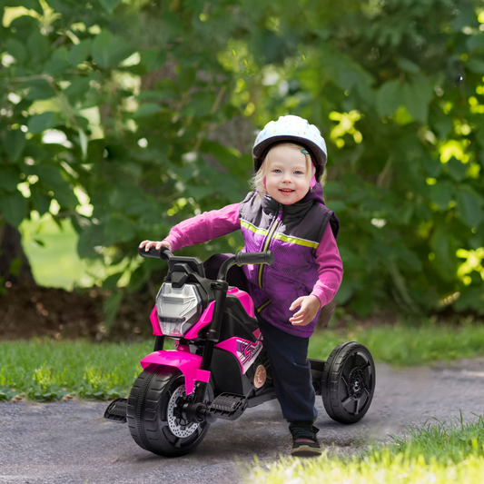 AIYAPLAY 3-in-1 Baby Trike: Tricycle, Sliding Car & Balance Bike - Pink