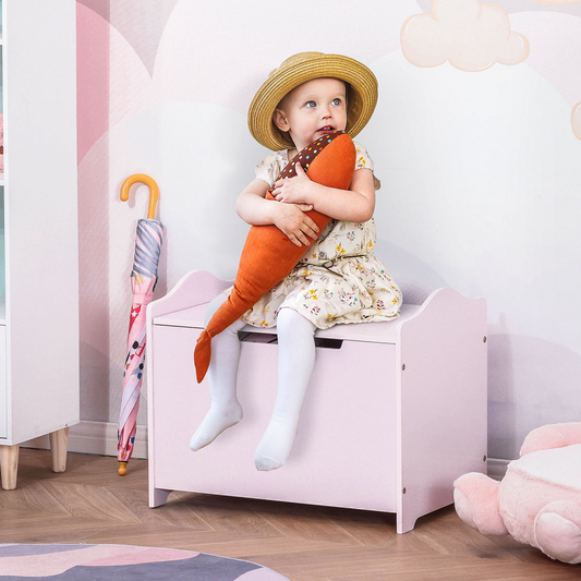 Kids Pink Toy Storage Box Organizer 40x60cm