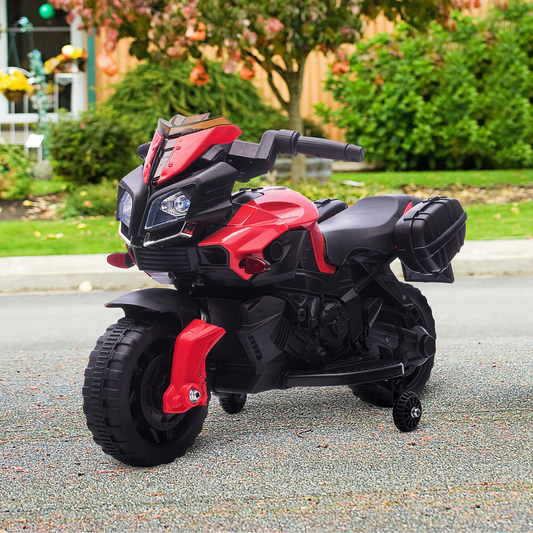 Red 6V Kids Electric Motorcycle Ride-On Toy - Fun & Safe Adventure!