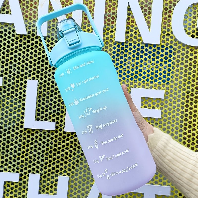 2L Motivational Two-Tone Water Bottle
