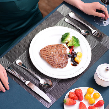 Selena Silver Luxury Cutlery Set