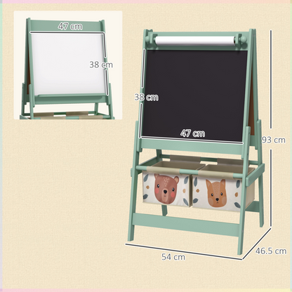 AIYAPLAY Kids 3-in-1 Art Easel