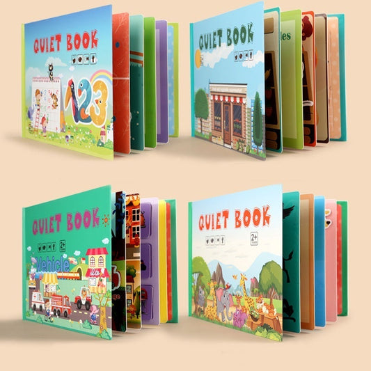Busy Book For Kids: Montessori Educational Toys To Develop Learning Skills