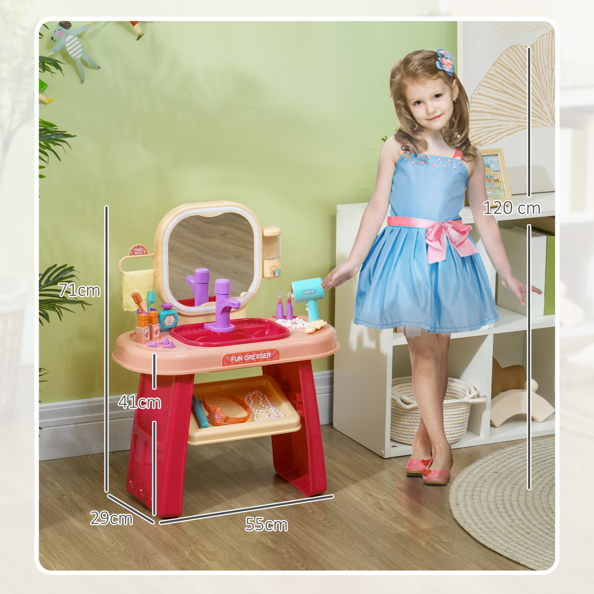 AIYAPLAY Magical Kids Dressing Table