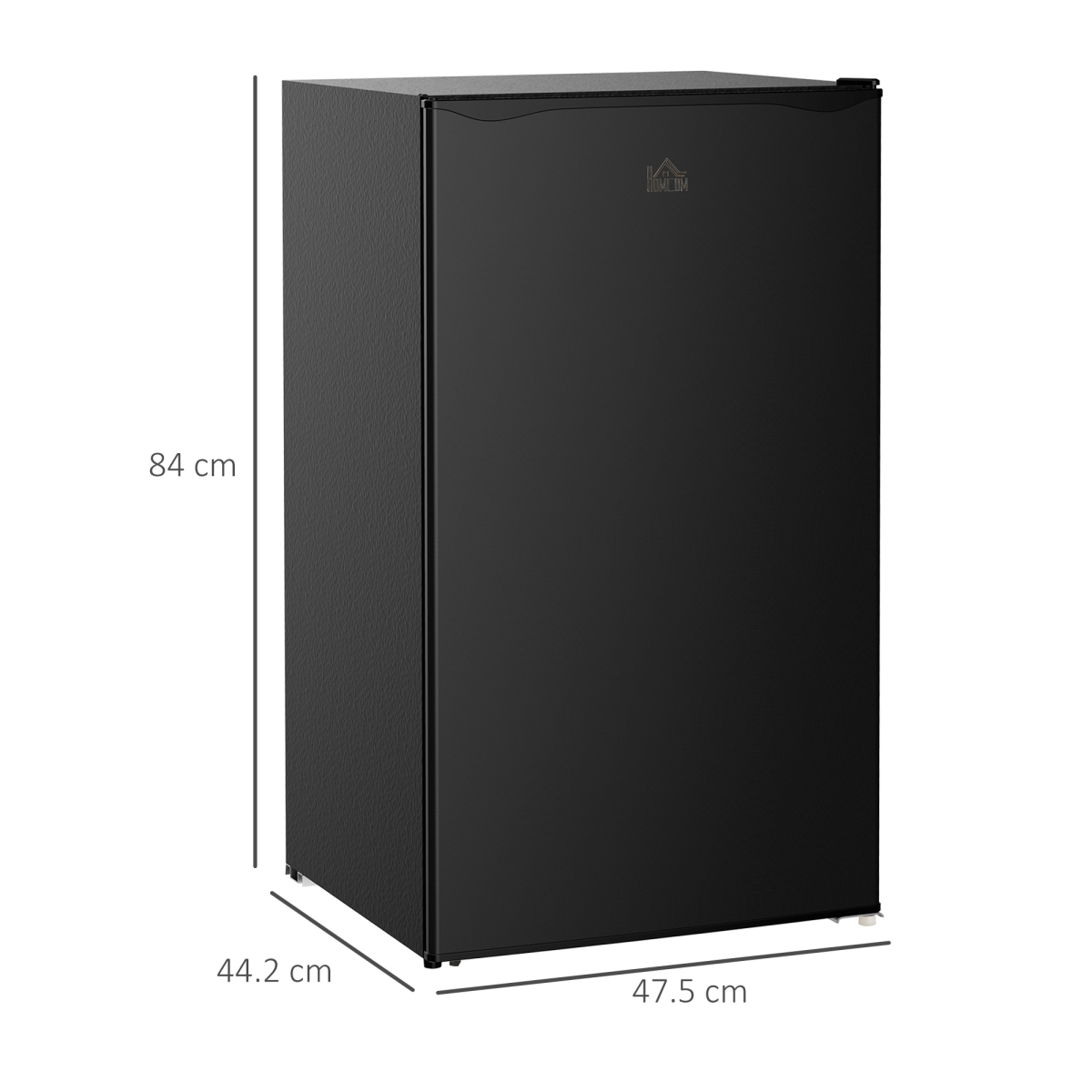 Compact 91L Under Counter Fridge with Chiller Box – Stylish & Versatile Black