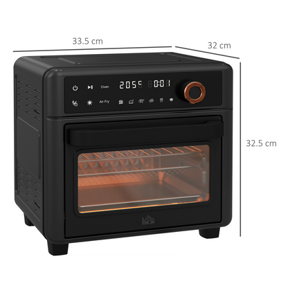 Retro 13L Convection Air Fryer Oven - Stylish & Multifunctional Cooking