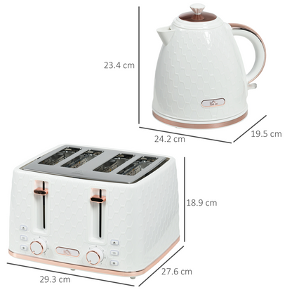 Chic 1.7L Kettle & Toaster Set: Stylish, Versatile, and Perfect for Entertaining