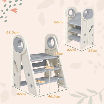 AIYAPLAY Adjustable Toddler Tower