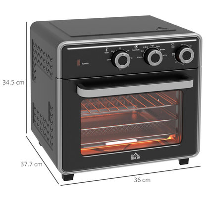 20L Retro Air Fryer Oven - Versatile Convection Cooking Power