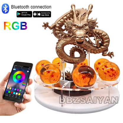 Z Shenron Lamp Super Saiyan Goku Action Figure  Shenlong Model Light Base Collection Gift