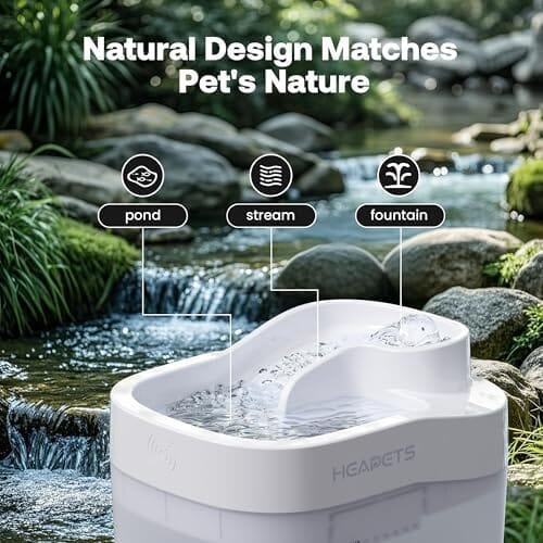 3L/101oz Wireless Pet Fountain