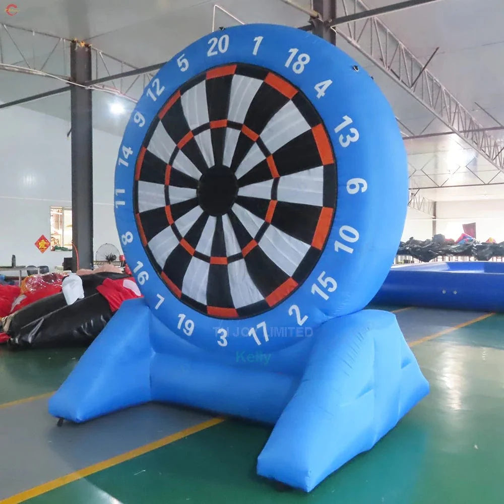 3m-10ft Oxford Inflatable Dart Board with LED Lighting | Golf Dart Toss Carnival Games