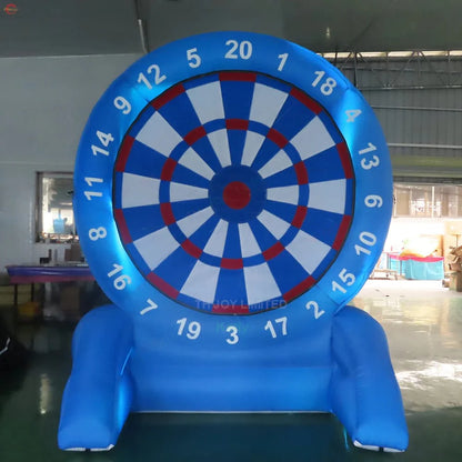 3m-10ft Oxford Inflatable Dart Board with LED Lighting | Golf Dart Toss Carnival Games