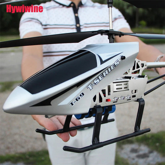 Extra Large 3.5CH RC Helicopter - Durable Remote Control Drone with Fast Charging