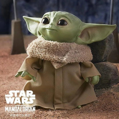 28Cm Baby Yoda Action Figure Toy Model Dolls For Boy Girls Collection Gifts