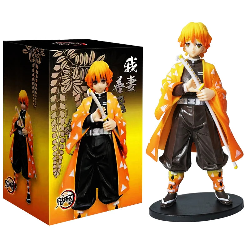 Ultimate Anime Demon Slayer Action Figures Set - Kamado Tanjirou, Nezuko, Zenitsu & Inosuke PVC Collectibles