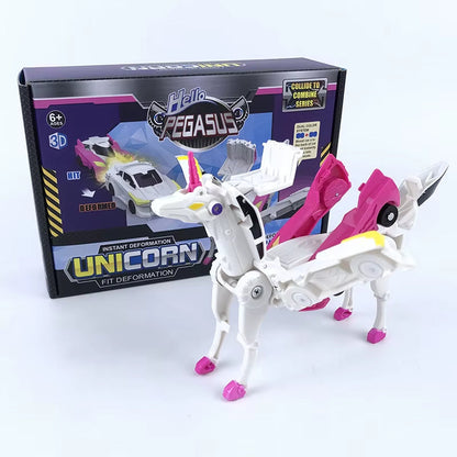 Hello Carbot Unicorn Mirinae Prime Unity Series Transforming Action Figure - Ultimate Robot Vehicle Experience!