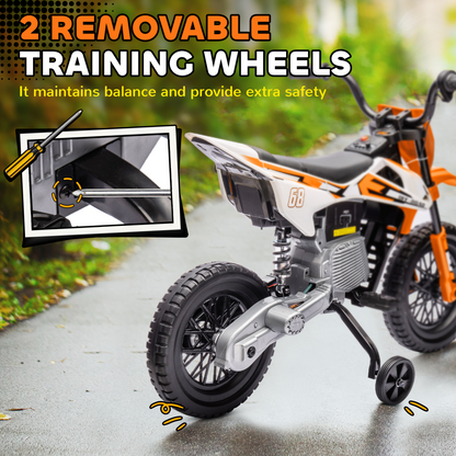 AIYAPLAY 12V Kids Electric Motorbike with Music