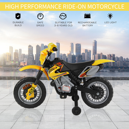 Vibrant Kids Electric Ride-On Motorcycle