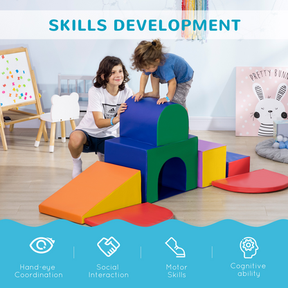 Colorful 7-Piece Foam Soft Play Se