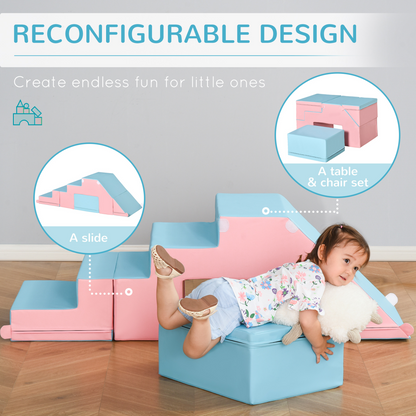 Soft Foam Climber Set for Toddlers 1-3 Years