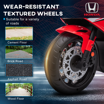 Honda 6V Kids Electric Motorbike Ride-On for Ages 3-5 - Red