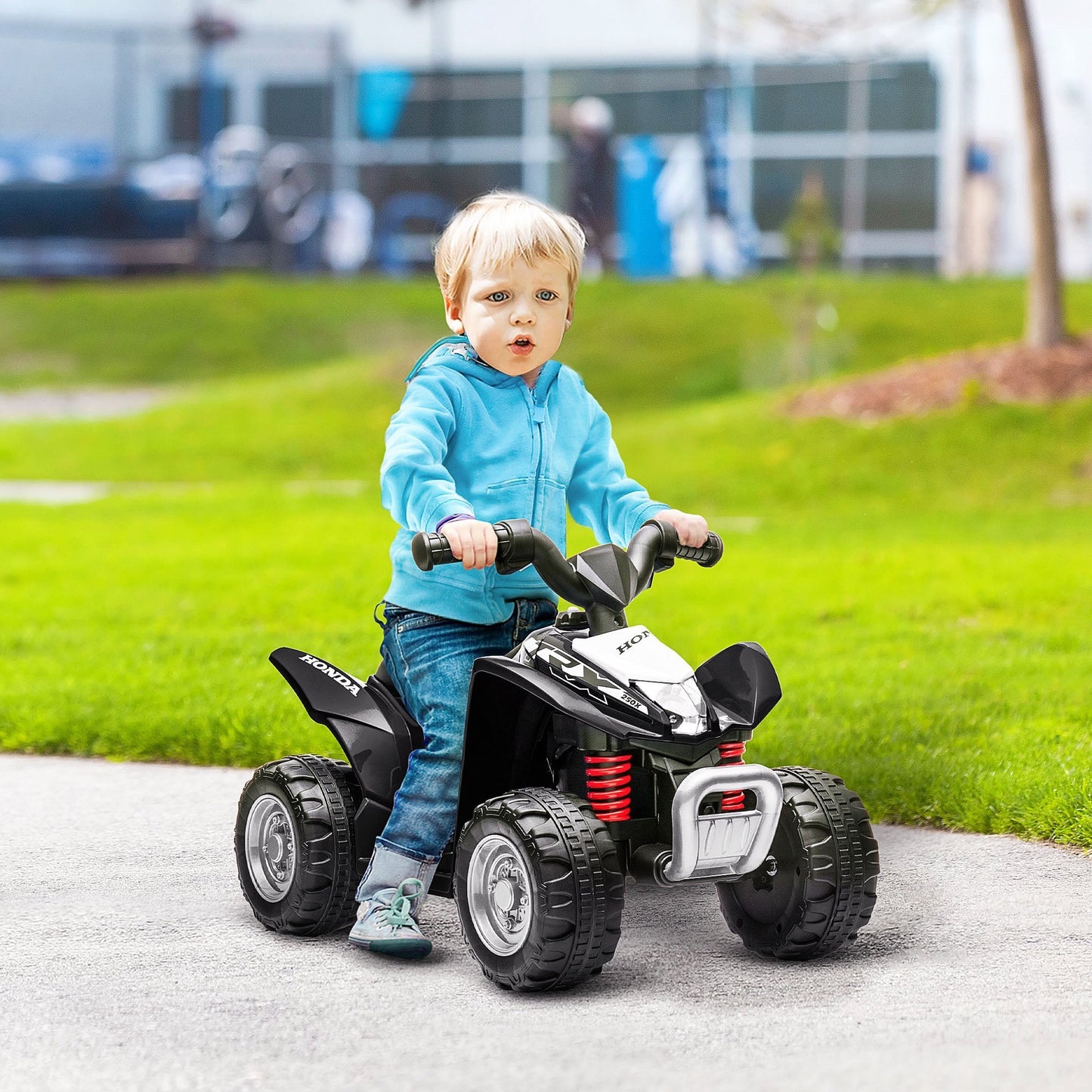 Honda Kids Electric Quad Bike - 6V ATV for Ages 1.5-3, Black