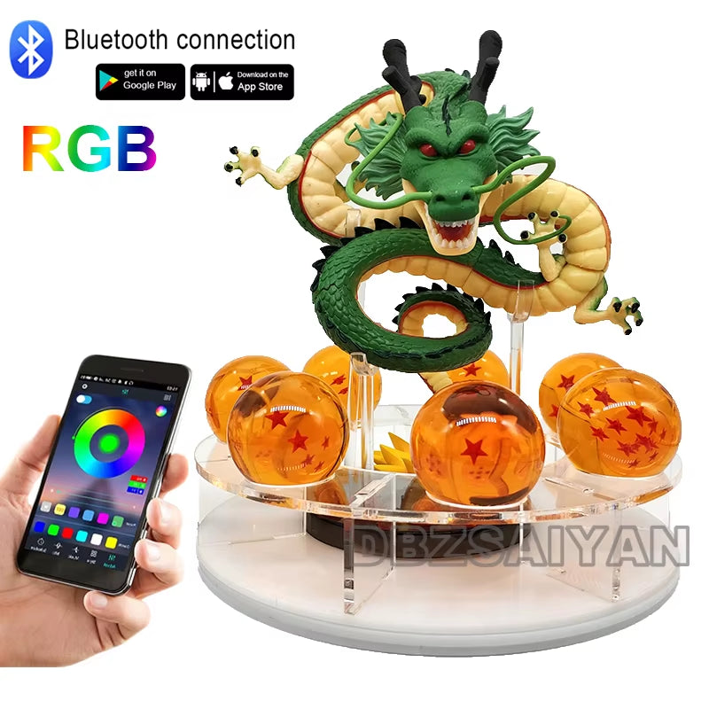 Z Shenron Lamp Super Saiyan Goku Action Figure  Shenlong Model Light Base Collection Gift
