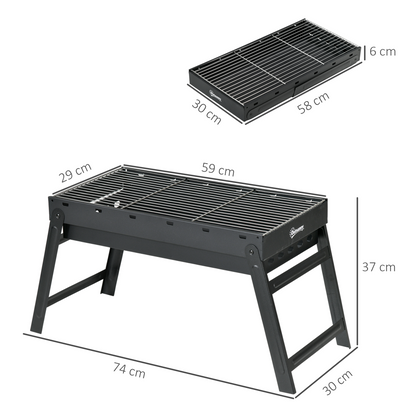 Portable Charcoal Grill Compact