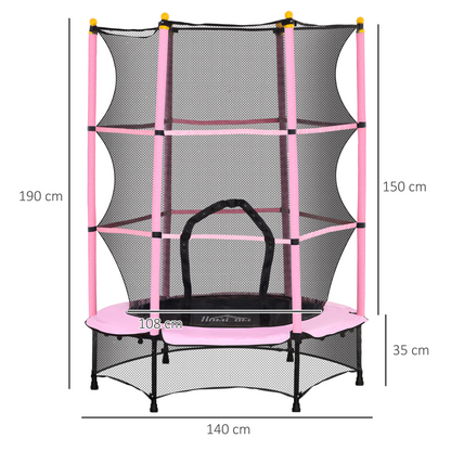 Ultimate 4.6FT Kids Trampoline with Safety Net