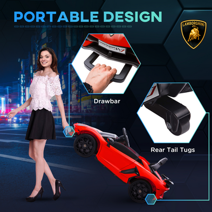 Rev Up Adventure: Lamborghini Aventador 12V Kids Electric Ride-On Car