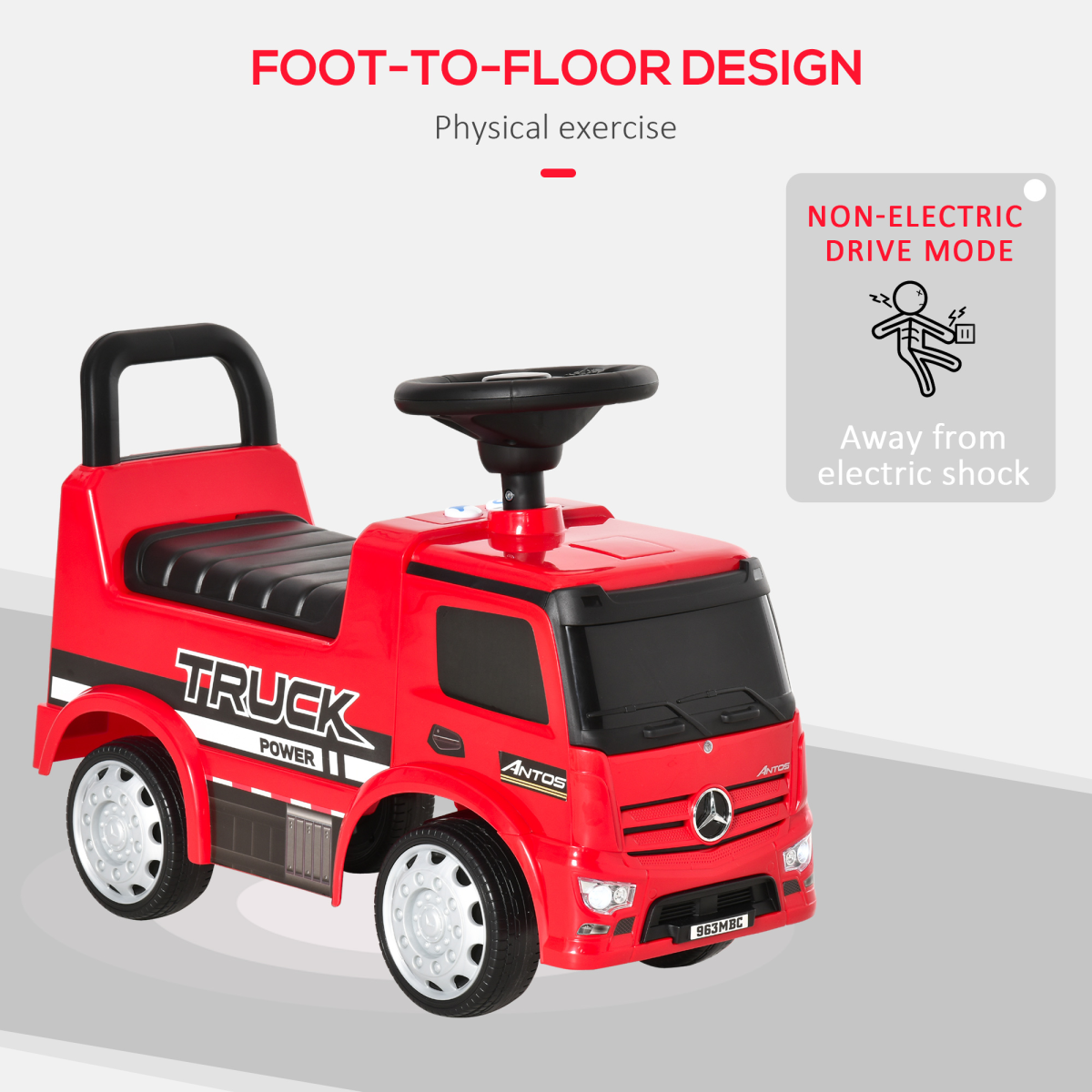 Mercedes 3-in-1 Ride-On Car for Kid
