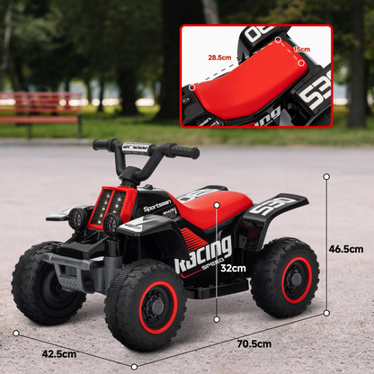 AIYAPLAY 6V Kids Electric Quad Bike
