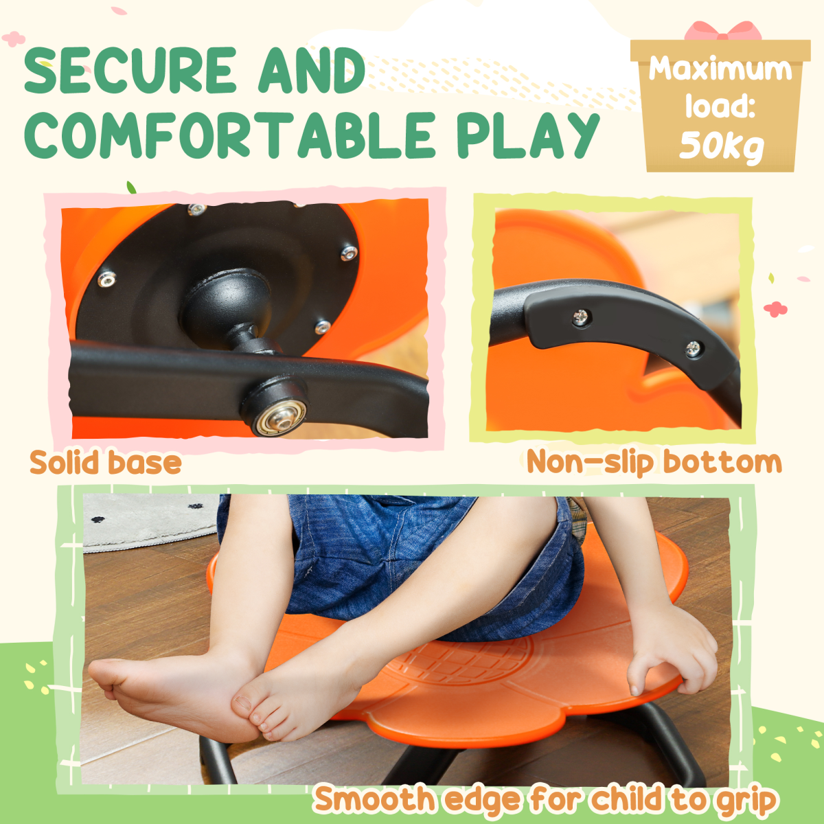 AIYAPLAY Spinning Chair for Autism Kids