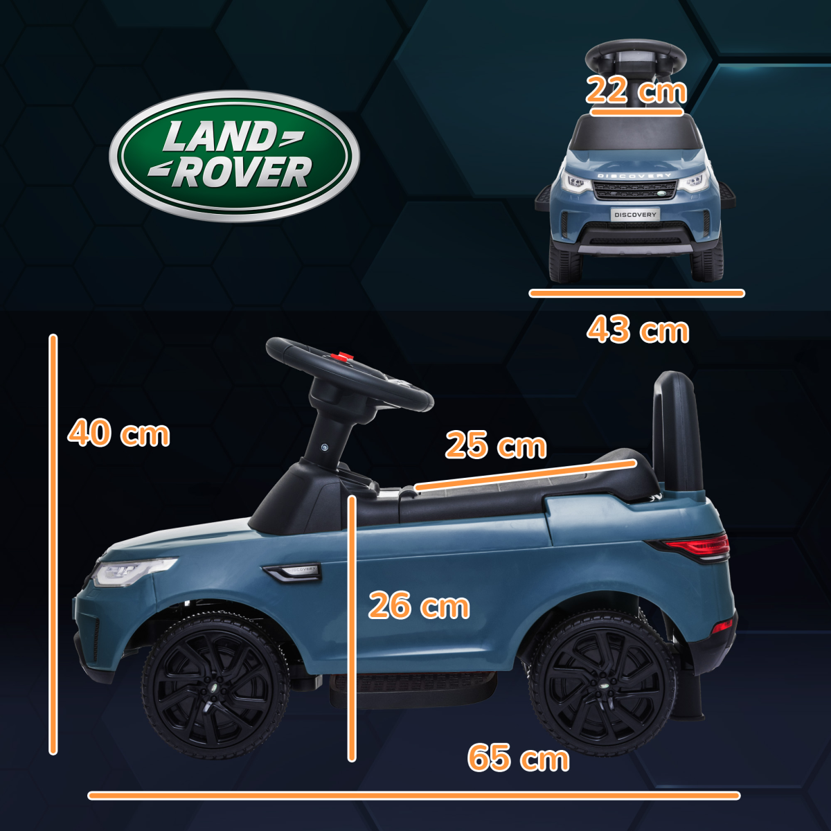 AIYAPLAY Land Rover Licensed Kids Electric Ride On Car Sliding Car