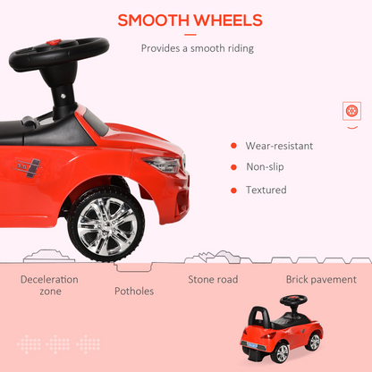 Little Racer Red Foot-to-Floor Car for Toddlers
