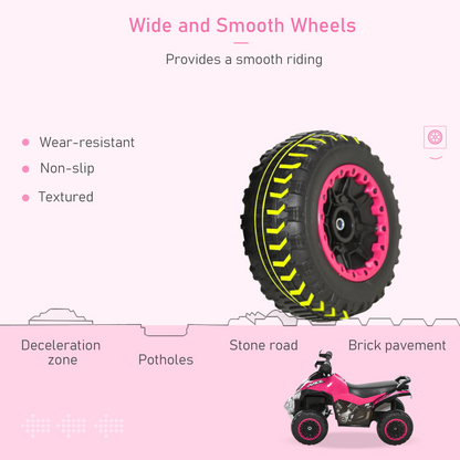 4 Wheel Quad Toddler Ride on Car Foot-to-Floor Sliding Walking Car