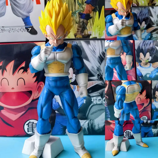 Dragon Ball Rewards Super Vegeta Standing Posture Yellow Hair Blue Hair Figurine Model