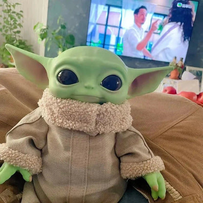 28Cm Baby Yoda Action Figure Toy Model Dolls For Boy Girls Collection Gifts