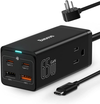 Gan Charger USB-C  : Fast Charging Multiport Charger For MacBook And Iphone