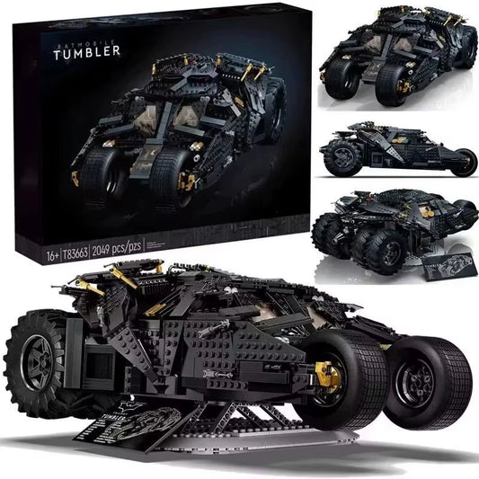 1:10 Dark Knight Chariot Batmobile Model Building Blocks 2049Pcs Mechanical Set Assembly Toy Gift