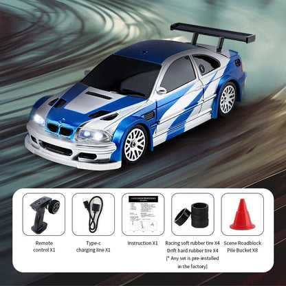 High-Speed 1/43 RC Drift Car - 2.4G Mini Remote Control Off-Road Racing Vehicle
