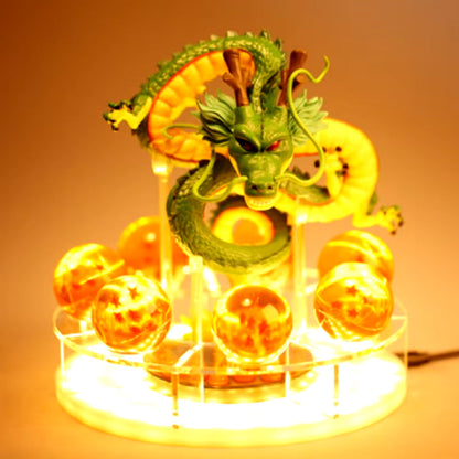 Z Shenron Lamp Super Saiyan Goku Action Figure  Shenlong Model Light Base Collection Gift