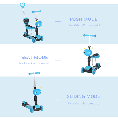 5-in-1 Kids Kick Scooter
