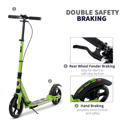Adjustable Kick Scooter for Teens & Adults